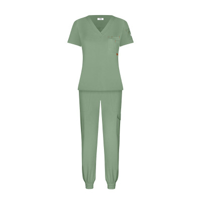 Pulse Scrub Set - Olive Green / Verde Oliva